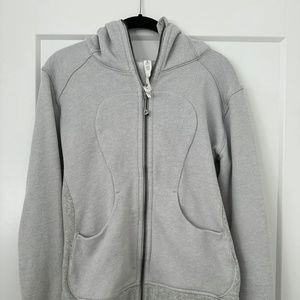 Lululemon Scuba Zip Sweatshirt Gray Size 6